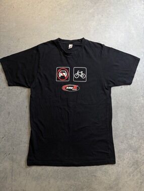 Anvil Rav-X No Cars Bike Graphic Tee